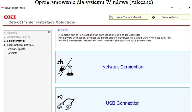 Oprogramowanie dla systemu Windows