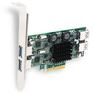 FebSmart FS-2C-U4-Pro (2 Channel 4 Ports PCI Express USB 3.0 Card) sterowniki