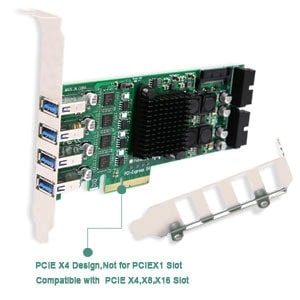 FebSmart FS-4C-U8S-Pro (4 Channel 8 Ports PCIE USB 3.0 Card) sterowniki