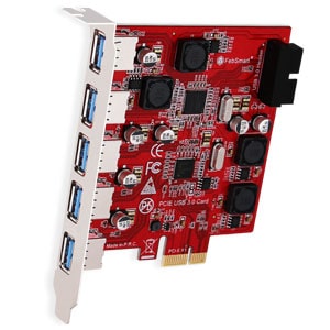 FebSmart FS-U7S-Pro (7 Ports PCI Express USB 3.0 Card) sterowniki