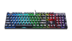 Redragon K556 RGB Mechaniczna klawiatura do gier 104 Keys Oprogramowanie