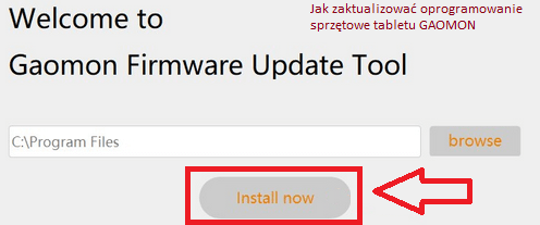 Jak zaktualizować oprogramowanie sprzętowe tabletu GAOMON (Windows)