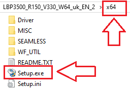 Otwórz go, a następnie uruchom plik [Setup.exe]