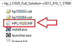 W środku trzeba znaleźć plik HPLJ1020.inf